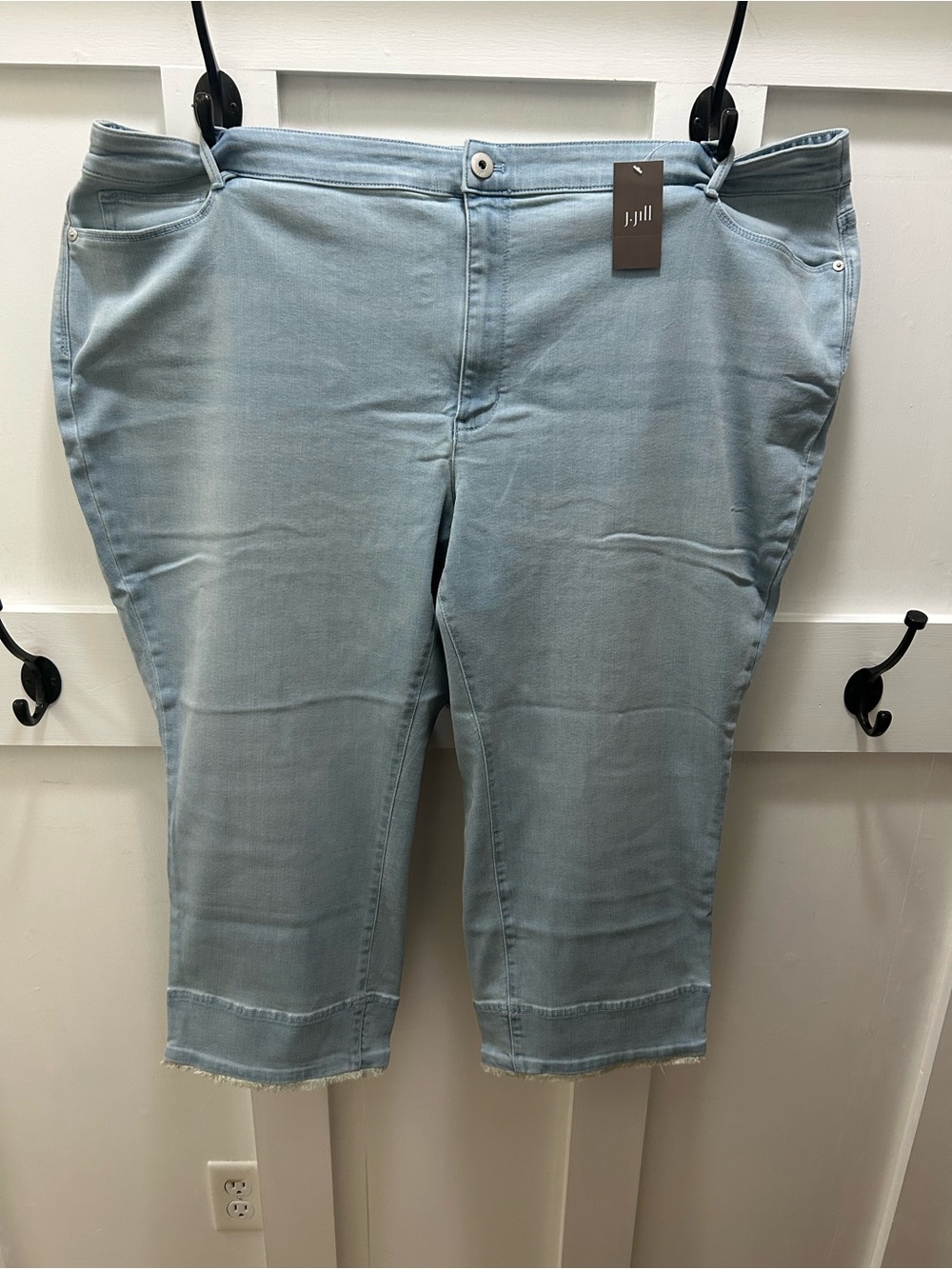 J. Jill Light Blue Denim Capris